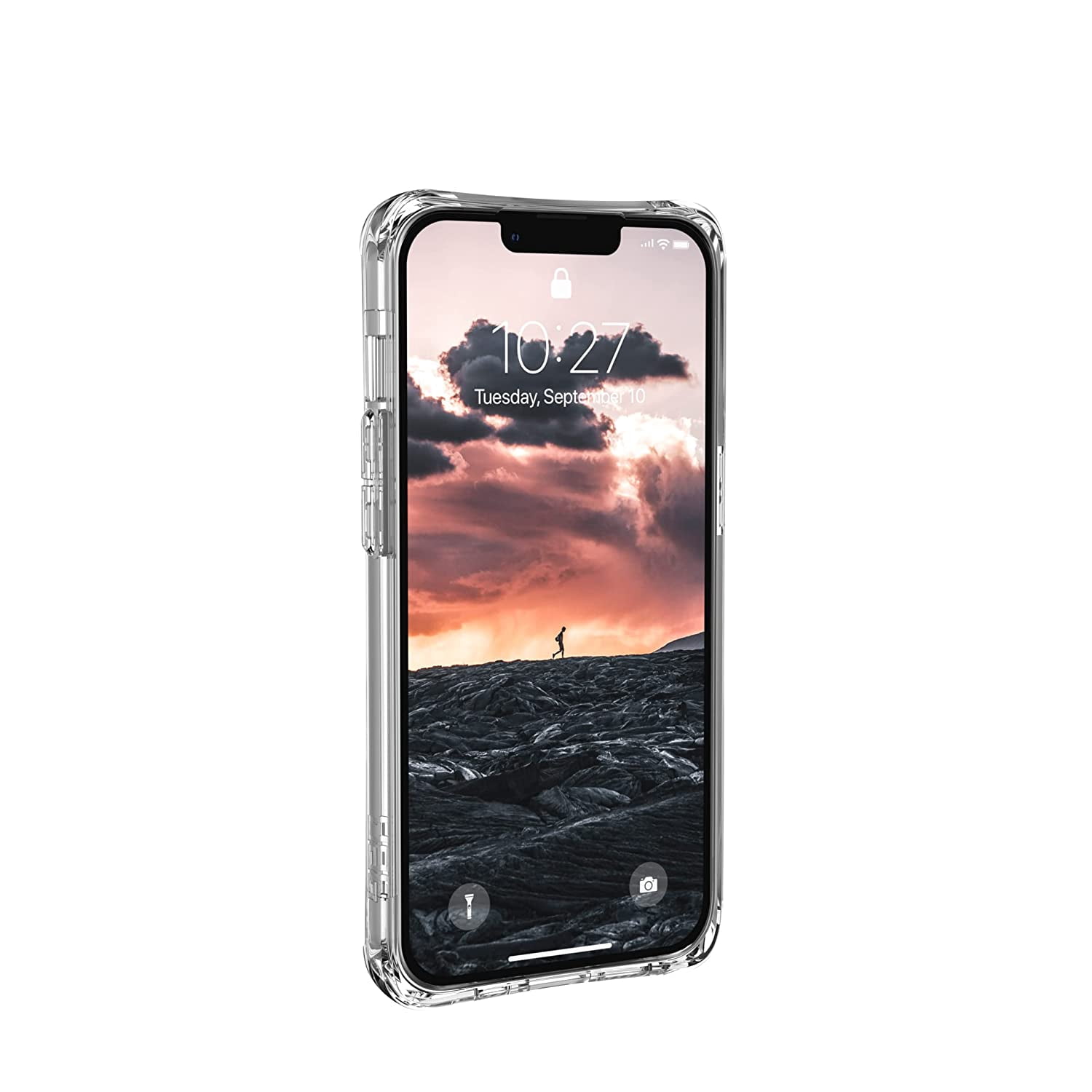 UAG iPhone 13 Pro Case [6.1-inch screen] Rugged Lightweight Slim Shockproof Clear Plyo Protective Cover, Ice