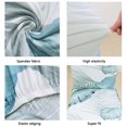 thumbnail image 2 of Large Dining Chair Covers,XL Stretch Printed Chair Protector Universal Removable Washable Anti-Dust Modern Spandex Chair Slipcovers for Kitchen Hotel Wedding-6 Pcs-B, 2 of 9