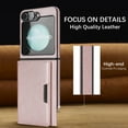 thumbnail image 2 of for Samsung Galaxy Z Flip 7 Wallet Case with 7 Card Slots, Detachable Magnetic Back Cover, Premium PU Leather Kickstand Drop Protective Shockproof Classic Flip Case for Galaxy Z Flip 7, Rosegold, 2 of 11