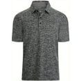 thumbnail image 2 of SPEEDRUN Men's Polo Shirt Short Sleeve, Breathable & Moisture-Wicking, Classic Fit, 2 of 2