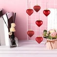thumbnail image 4 of 6Pcs Heart Ornaments, Valentines Day Decorations, 2.36 inch Heart Shaped Decorations Tree Hanging Baubles, Decorative Hanging Ornaments for Valentines Anniversary Wedding Party Decor, 4 of 4