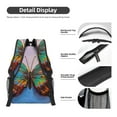thumbnail image 4 of Honeii Oil Painting Beautiful Butterfly Print Backpack for School,15.6 inch Laptop Back Pack for High School and College Students, Waterproof Computer Bookbag-One Size, 4 of 6