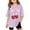 Light Purple, variant on shoper 100 Day Of School Shirt Round Neck Short Sleeve Comfy Preppy Shirt Little Girls Clothes