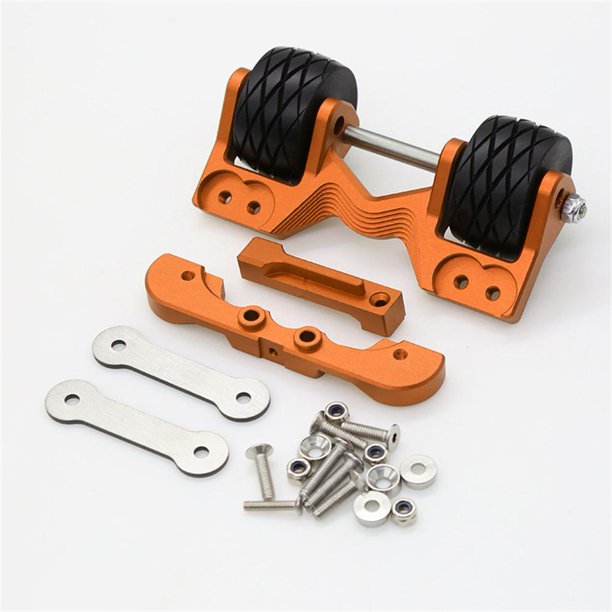 Rueda trasera de aleación de aluminio para coche teledirigido, rueda de ángulo ajustable, piezas mejoradas, Compatible con Traxxas 1/10 Maxx 89076, accesorios Rc
