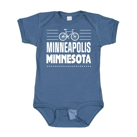 

Inktastic Minneapolis Minnesota Biking Gift Baby Boy or Baby Girl Bodysuit