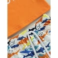 thumbnail image 6 of Wassery Toddler Boys 2Pcs Summer Outfits 6M 12M 18M 24M 3T Infant Boys Shorts Set Sleeveless Letter Print Tank Tops + Shark Print Shorts 0-3T, 6 of 7