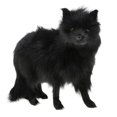 thumbnail image 1 of Juguete de peluche relleno , animal de s realistas, de cumpleaños para niños, 4 para elegir Negro, 1 of 8
