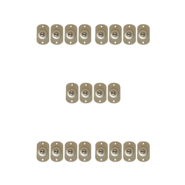 Yuarrent Paquete de 4 ruedas autoadhesivas para muebles de hogar, polea con cuentas de acero Type2 NO2 Yuarrent CBP321251