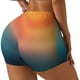 thumbnail image 1 of Fotbe yellow orange and teal Shorts Sin Costuras – Shorts Deportivos de Cintura Alta para Mujer, Elásticos para Gimnasio, Yoga, Running o Ciclismo-Medium, 1 of 8