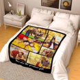 thumbnail image 5 of Personalized Collage Throw Blanket with Photo Text, Customized Picture Collage Throw Blanket for Birthday Customized Picture Bed Blanket for Boyfriend Girlfriend Anniversary Blankets, 5 of 5