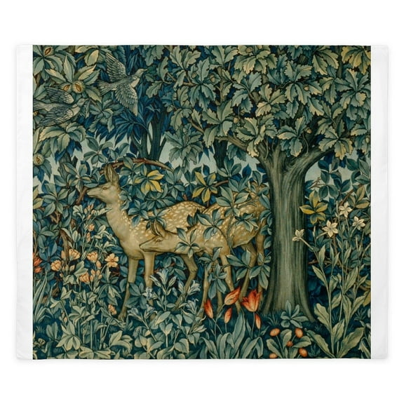 CafePress - William Morris Greenery - King Duvet Cover, Printed Comforter Cover, Unique Bedding,
