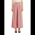 thumbnail image 2 of Pantalones Palazzo Largos de Pierna e Informales de Cintura Alta para Mujer, Talla Regular Rosa XXL, 2 of 8