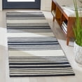 thumbnail image 2 of SAFAVIEH Metro Cletus Striped Area Rug, Ivory/Black, 3' x 5', 2 of 8