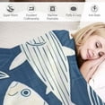 thumbnail image 3 of ARISTURING Fish Flannel Blanket Lightweight Soft Blanket for All Seasons Exquisite Gifts 60x80in, 3 of 6