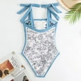 thumbnail image 6 of Awdenio Swimsuits Coverup for Women 2024 Tummy Control New Ladies French Retro Belly Covering And Slimming Two-piece Swimsuit Beach Skirt, 6 of 7