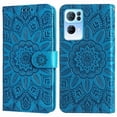 thumbnail image 1 of Funda tipo cartera GANGXUN para OPPO Reno 7 Pro 5G , diseño girasol, cuero PU, soporte, cierre magnético, tarjetero, 1 of 5
