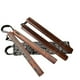 thumbnail image 2 of 27cm Solid Wood Double Stick Red Sandalwood Double Cut Stick Rope Practical Performance Double Stick Double Stick, 2 of 5