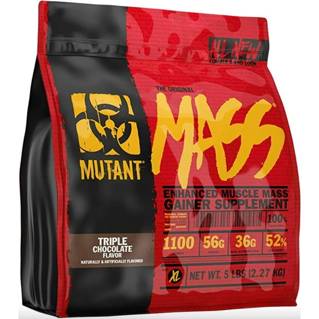 Suplemento Mutant Mass sabor triple chocolate de 2.27kg