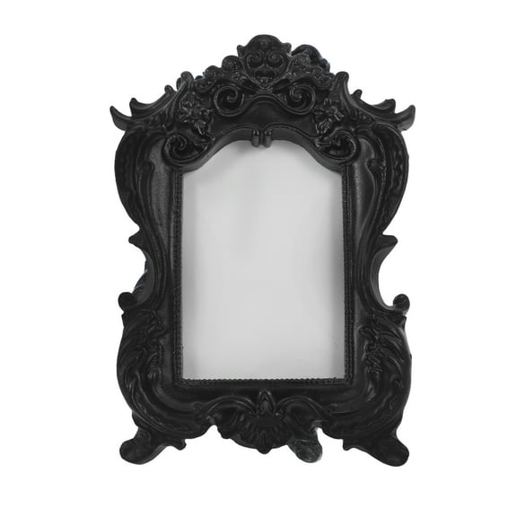 HOMEMAXS Elegant Silver Resin Picture Frame for Decoration with European Style Design 2 Inch