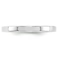 thumbnail image 3 of 14k White Gold 2.5mm Standard Weight Flat Comfort Fit Wedding Band Size 13.5 WFLC025, 3 of 5