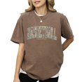 thumbnail image 6 of Basketball Mama Shirt - Trendy Camo Sports Parent Graphic Tee - Camouflage T-Shirt for Mom Espresso Shirt Adult 2XL, 6 of 7