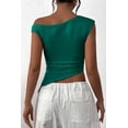 thumbnail image 2 of Remera PRETTYGARDEN Verano 2025 Top con Un Hombro y Fruncido Talle S, 2 of 8
