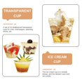 thumbnail image 3 of MesaSe Dessert Cups with Lids Cheesecake Gold Powder Pudding Plastic Mug Mini Desserts Sundae Bakery Accessory, 3 of 6