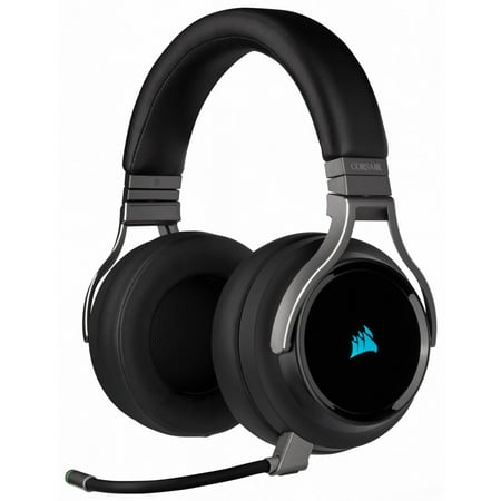 UPC: 0843591019224 | Corsair VIRTUOSO RGB WIRELESS High-Fidelity Gaming Headset – Carbon  Carbon