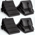 thumbnail image 1 of Minkissy 4 Pcs Coussinets de Roue Robustes Noirs PP pour Traction, Usage Domestique, 1 of 6