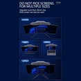 thumbnail image 6 of Daiosportswear USB Monitor Clip Fan with Light Bar, Personal Cooling Fan for Computer Monitor Laptop Fan, Quiet Bladeless USB Fan for office, Stepless Wind Speed Computer Desktop Fan, 6 of 9