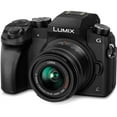 thumbnail image 2 of Panasonic Lumix DMC-G7 Mirrorless Micro Four Thirds Digital Camera w/ 14-42mm Lens (Black) - 64GB - Memory Card Wallet & Reader, 2 of 9