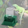 thumbnail image 1 of Dispensador automático de agua para reptiles, comedero para mascotas, accesorios para jaulas, bebedero para anfibios, tortugas, geckos y ranas, Verde oscuro, 1 of 10
