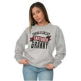 thumbnail image 4 of Sassy Tattooed Granny Funny Grandma Women Plus Size Crewneck Sweatshirt Brisco Brands 2X, 4 of 5