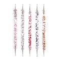 thumbnail image 1 of Jumpingount 5pcs Nail Lentejuelas Pluma de perforación de doble punta Acrílico portátil Glitter Dot Flower Pin Lentejuelas Rod Dot Drill Pen con Juegos de manicura Jumpingount CE002339-00, 1 of 6