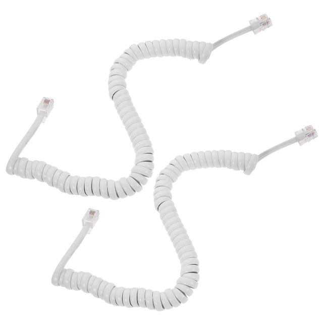 EcoNesxp Cordon de Téléphone Ensemble de 2 Pcs Cordon de Téléphone Cordon de Téléphone Combiné Cordon Combiné Enroulé Cordon Combiné Combiné Cordon Combiné Ensemble de 2 Pcs Cordon de Téléphone Ensemble Cordon de Téléphone