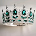 thumbnail image 4 of Rhinestone Gems Jeweled Sparkly Black Metal Headbands Velvet Fabric Covered Thin Hair Bands with Teeth Non Hair Clasps Holders Accessories for Women Girls, 4 of 6