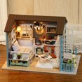 thumbnail image 3 of Diy Cabaña de Diy Cabaña de Muebles en Miniatura Kit Casa de Juguete Con Luces Led Regalos para Niños Decoración Del Hogar, 3 of 7