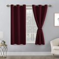 thumbnail image 2 of Cortinas térmicas Hiasan Blackout Burgundy 96 x 114 cm, 2 paneles, 2 of 6