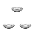 thumbnail image 1 of Youkk Fruit Basket Open Wire Modern Style Wide Application Multifunctional Metal Fruit Baskets black Oblique small 3Set, 1 of 6