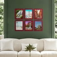 thumbnail image 3 of Wexford Home Textured 8" x 10" Red Picture Frame (Set of 6), 3 of 6
