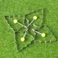 thumbnail image 3 of EeaseMX Molde para freír huevos de tortilla de acero inoxidable de 5 piezas molde para panqueques moldeador de huevo frito herramientas de cocina de bricolaje diseño de árbol de Navidad (plata), 3 of 7