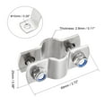 thumbnail image 2 of Uxcell 304 Stainless Steel Wall Mount Ceiling Mount Pipe Support for 27mm Pipe 2 Pack, 2 of 6