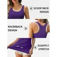 thumbnail image 3 of ANFERRY Women Tank Top with Shelf Bra Cotton Camisole Undershirt Pack of 2, 3 of 12