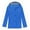 Blue, variant on AherBiu Rain Jacket Women Plus Size Windbreaker Button Zip up Hooded Lightweight Waterproof Coat with Pockets
