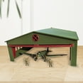 thumbnail image 6 of Airport Hangar Model Airfield Hangar Kit Aircraft Hangar Plastic Material for 1:72 Scale Fighter Display, 6 of 9