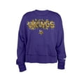 thumbnail image 4 of Girl's New Era Purple Minnesota Vikings Flip Sequin Sweatshirt, 4 of 4