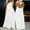 White, variant on Women's Solid Color Backless Suspender Dress