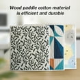 thumbnail image 5 of Paquete de 5 paños de cocina para cocina | Toallas de plato suecas geométricas | Paños de esponja de celulosa | Toallas de papel reutilizables lavables | Sin olor, toallas de limpieza domésticas, 5 of 5