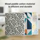 thumbnail image 5 of Paquete de 5 paños de cocina para cocina | Toallas de plato suecas geométricas | Paños de esponja de celulosa | Toallas de papel reutilizables lavables | Sin olor, toallas de limpieza domésticas, 5 of 5
