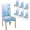 Blue Butterflies, variant on Lumumanber Valentine Chair Covers Set of 4, Stretch Red Hearts and Dots Parson Chair Covers Washable Spandex Chairs Protector for Kitchen Hotel Banquet
